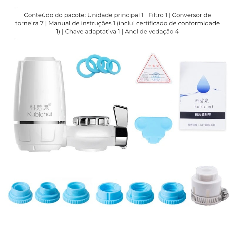 Filtro Purificador Potável para Torneira | QUEIMA ESTOQUE 🔥